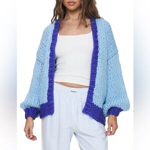 Princess Polly Lester Open Front Cardigan, from Nordstrom, S/M